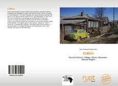 Buchcover von Ctětín