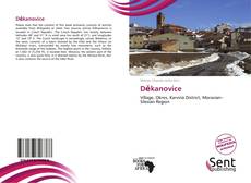 Capa do livro de Děkanovice 