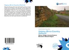Bookcover of Hajany (Brno-Country District)