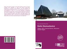 Capa do livro de Dolní Domaslavice 