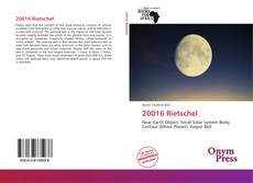 Portada del libro de 20016 Rietschel