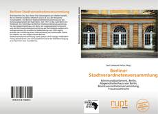 Buchcover von Berliner Stadtverordnetenversammlung