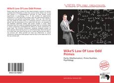 Capa do livro de Wike'S Law Of Low Odd Primes 