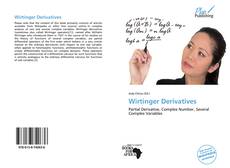 Portada del libro de Wirtinger Derivatives