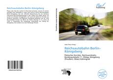 Обложка Reichsautobahn Berlin–Königsberg