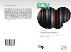 Capa do livro de Waverley Province 