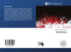 Portada del libro de Antichrese