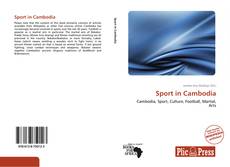 Bookcover of Sport in Cambodia