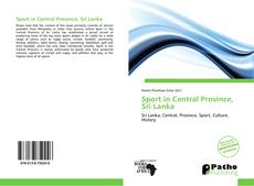 Bookcover of Sport in Central Province, Sri Lanka