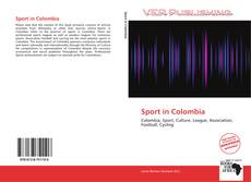 Sport in Colombia kitap kapağı