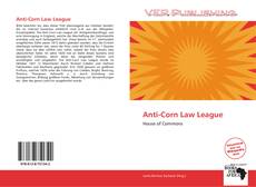 Capa do livro de Anti-Corn Law League 