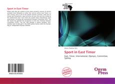 Portada del libro de Sport in East Timor