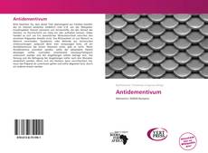 Bookcover of Antidementivum