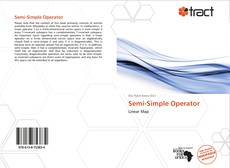 Semi-Simple Operator kitap kapağı