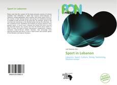 Bookcover of Sport in Lebanon