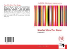 Capa do livro de Naval Artillery War Badge 