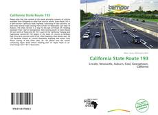 Portada del libro de California State Route 193