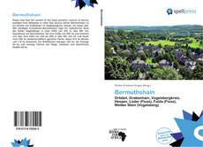 Portada del libro de Bermuthshain