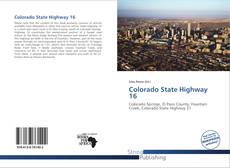 Bookcover of Colorado State Highway 16