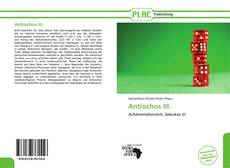 Bookcover of Antiochos III.