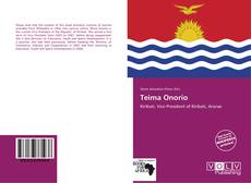 Capa do livro de Teima Onorio 