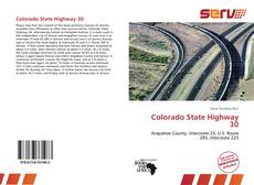 Bookcover of Colorado State Highway 30