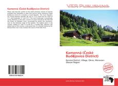 Kamenná (České Budějovice District) kitap kapağı