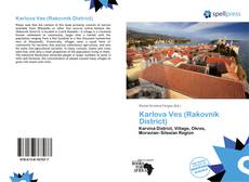 Bookcover of Karlova Ves (Rakovník District)