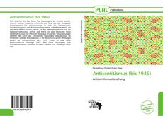 Portada del libro de Antisemitismus (bis 1945)