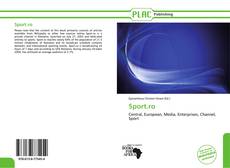 Bookcover of Sport.ro