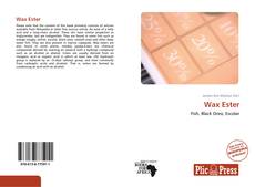 Capa do livro de Wax Ester 