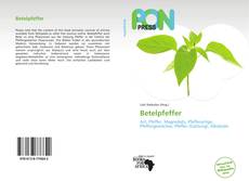 Buchcover von Betelpfeffer