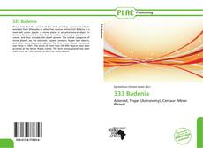 Portada del libro de 333 Badenia