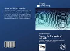 Portada del libro de Sport at the University of Adelaide