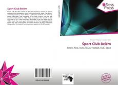 Portada del libro de Sport Club Belém