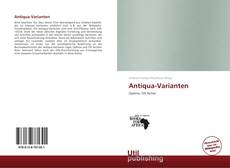 Portada del libro de Antiqua-Varianten