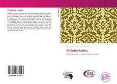 Bookcover of Violette Leduc