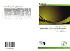 Buchcover von Semiotic Literary Criticism