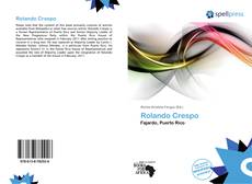 Portada del libro de Rolando Crespo