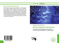 Copertina di Bethe-Salpeter-Gleichung