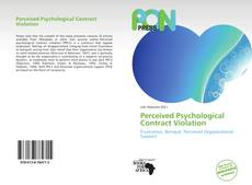 Perceived Psychological Contract Violation kitap kapağı