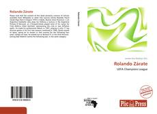 Capa do livro de Rolando Zárate 