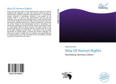 Portada del libro de Way Of Human Rights