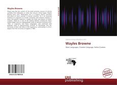 Wayles Browne kitap kapağı