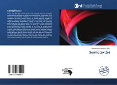 Portada del libro de Semiotext(e)