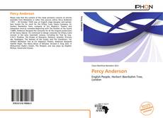 Percy Anderson kitap kapağı