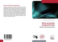 Portada del libro de Role-oriented programming