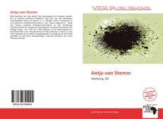 Capa do livro de Antje von Stemm 