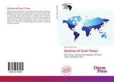 Capa do livro de Outline of East Timor 