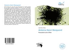 Portada del libro de Antoine Henri Becquerel